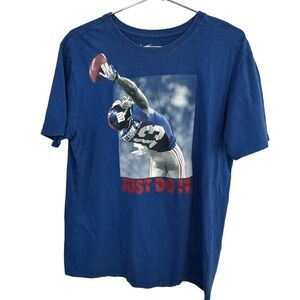 Just Do It New York Giants NFL Football Odell Beckham Jr Nike Men’s L T-Shirt